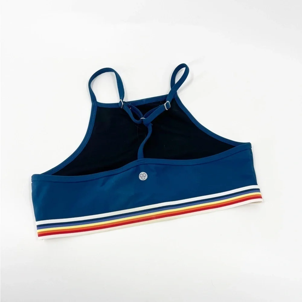 ✅ Zella Girl Pop Trim SWIM‎ TOP SIZE 14